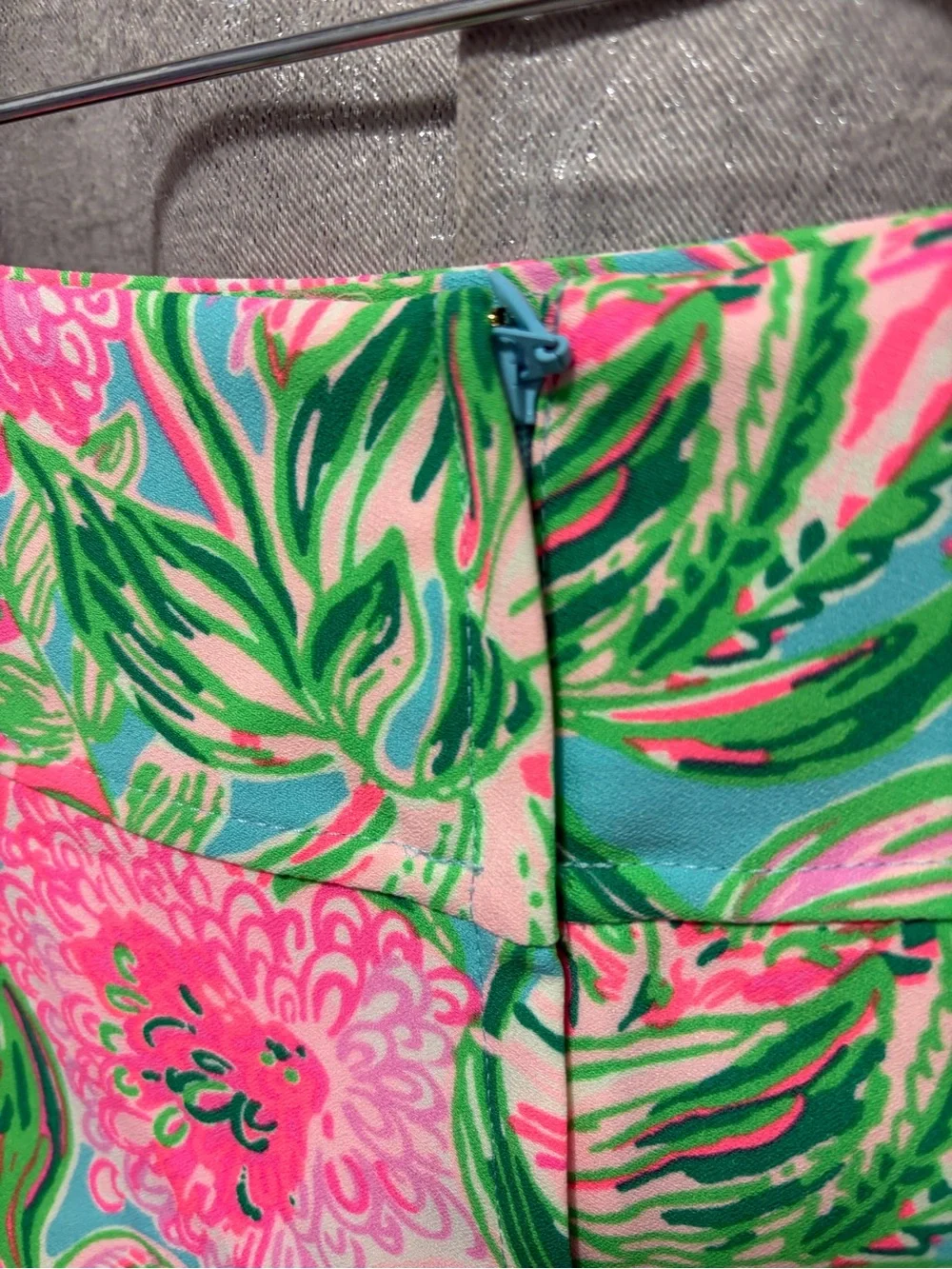 Lilly Pulitzer Jonas Skort Pink & Green 6 Floral Mini Coming in Hot - Picture 6 of 9
